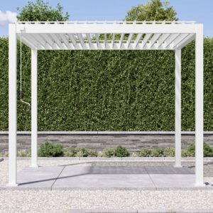 111S Outdoor Aluminum Pergola with Adjustable Louvered Roof